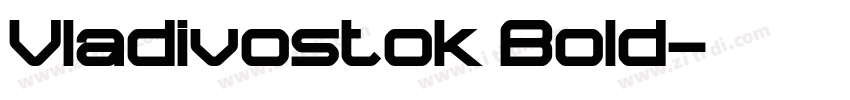 Vladivostok Bold字体转换